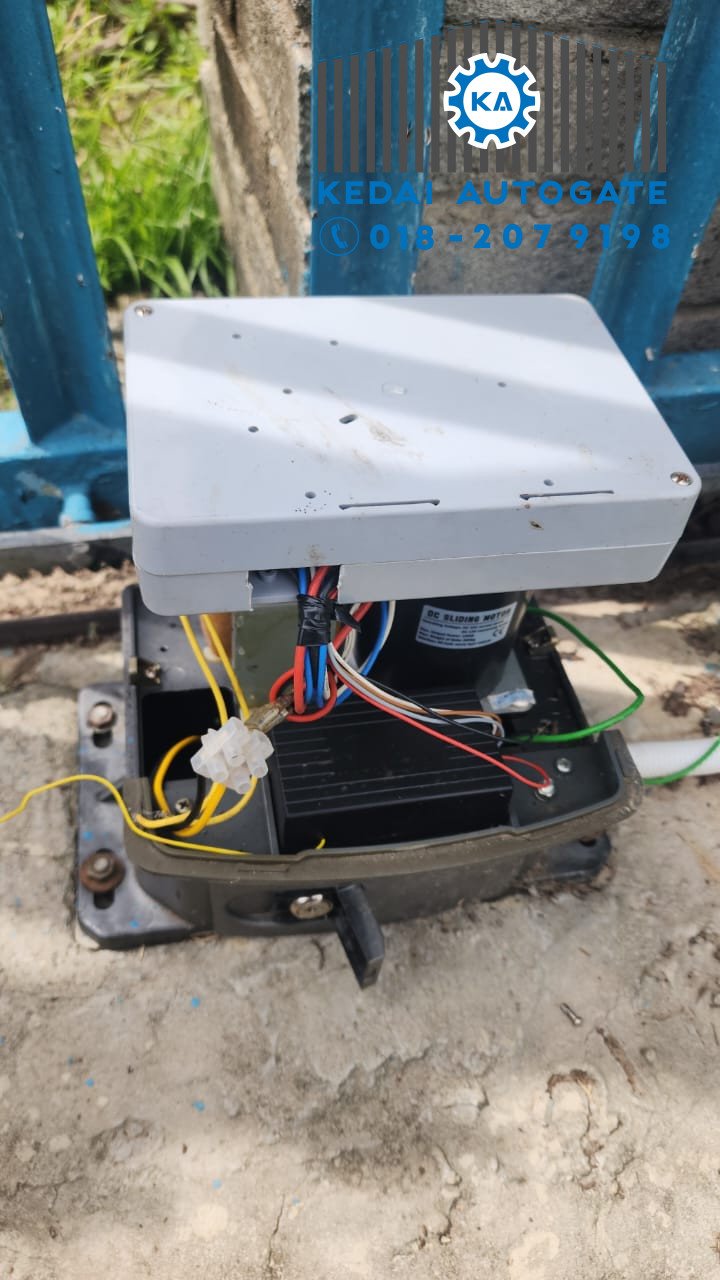 Pasang Sliding Autogate Motor Baru Bangi