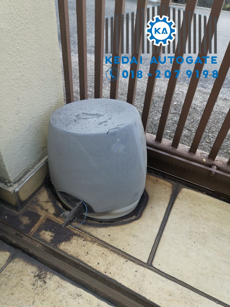 Pasang Sliding Autogate Motor Selayang