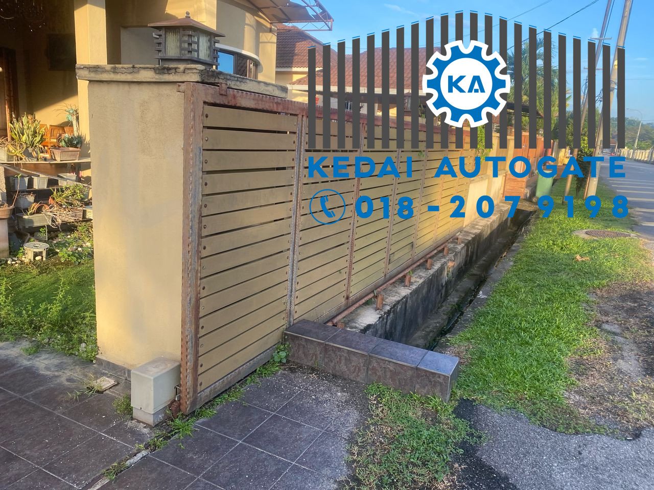 Sliding Autogate Motor Installation Klang