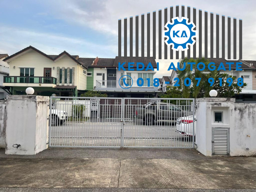 Pasang Autogate Baru Jalan Kebun